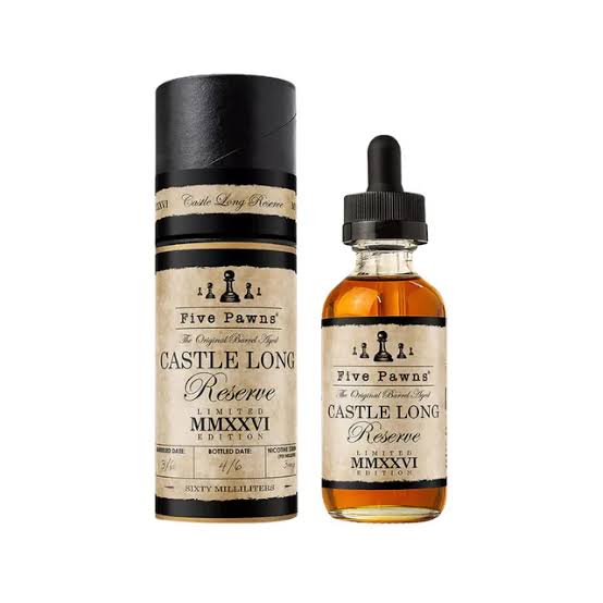FIVE PAWNS - CASTLE LONG RESERVE - MMXXVI EDITION 50ML 0MG SHORTFILL