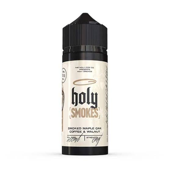 Holy Smokes- Smoked Maple Oak Coffee & Walnut 0mg 100ml Shortfill