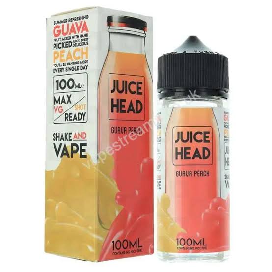 Juice Head Shake and Vape Guava Peach 0mg 100ml Shortfill