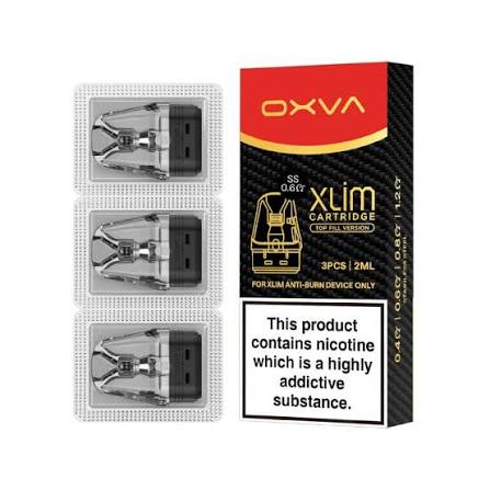 Oxva XLIM Top Fill Cartridge Stainless Steel 2ml/ 3pcs