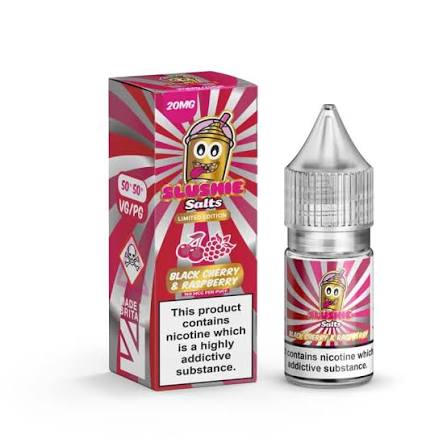 Slushie Salts Limited Edition Black Cherry & Raspberry 10ml E-Liquid