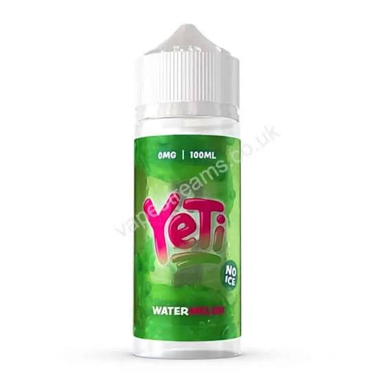Yeti Defrosted - Watermelon No Ice 100ml 0mg Shortfill E-Liquid