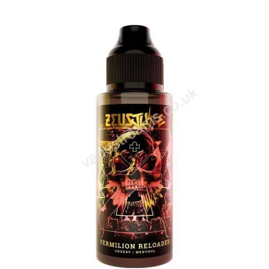 Zeus Juice Vermillion Reloaded 100ml 0mg shortfill e-liquid