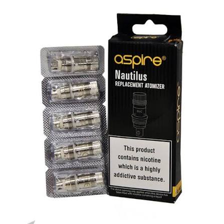 Aspire Nautilus Replacement Atomizers TPD Compliant (5 Pack)