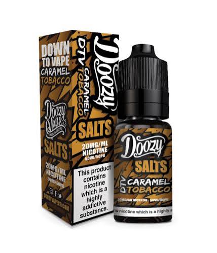DOOZY VAPE SALTS CARAMEL TOBACCO 50/50 10ML E-LIQUID