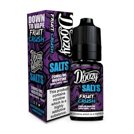 DOOZY VAPE SALTS FRUIT CRUSH (VIMTO CRUSH) 50/50 10ML E-LIQUID