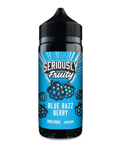DOOZY VAPE SERIOUSLY FRUITY BLUE RAZZ BERRY 0MG 100ML SHORTFILL