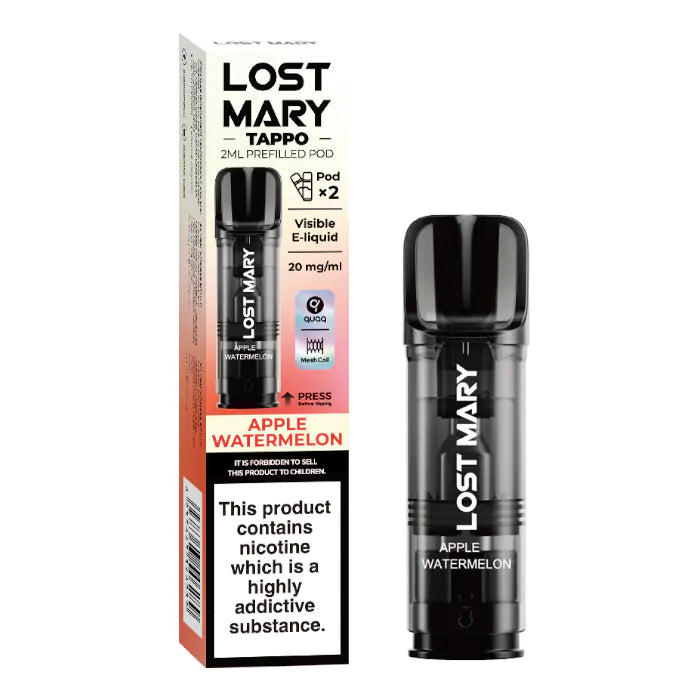 Lost Mary Tappo Prefilled Pods - Apple Watermelon- 2PK