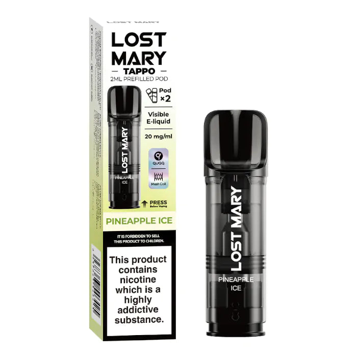 Lost Mary Tappo Prefilled Pods - Pineapple Ice - 2PK
