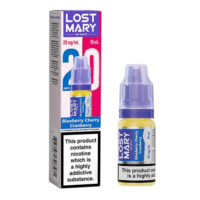 Lost Mary Nic Salt - Blueberry Cherry Cranberry - 10ml E-Liquid