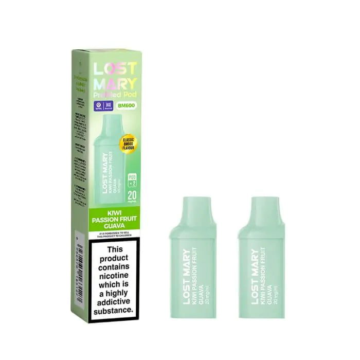 Lost Mary BM600 Prefilled Pods - Kiwi Passion Fruit Guava - 2PK