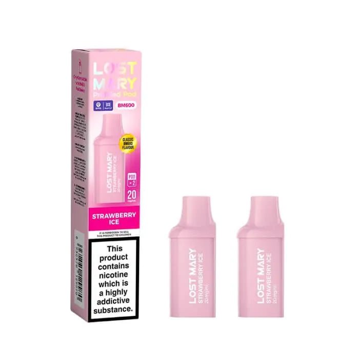 Lost Mary BM600 Prefilled Pods - 2PK-Strawberry Ice