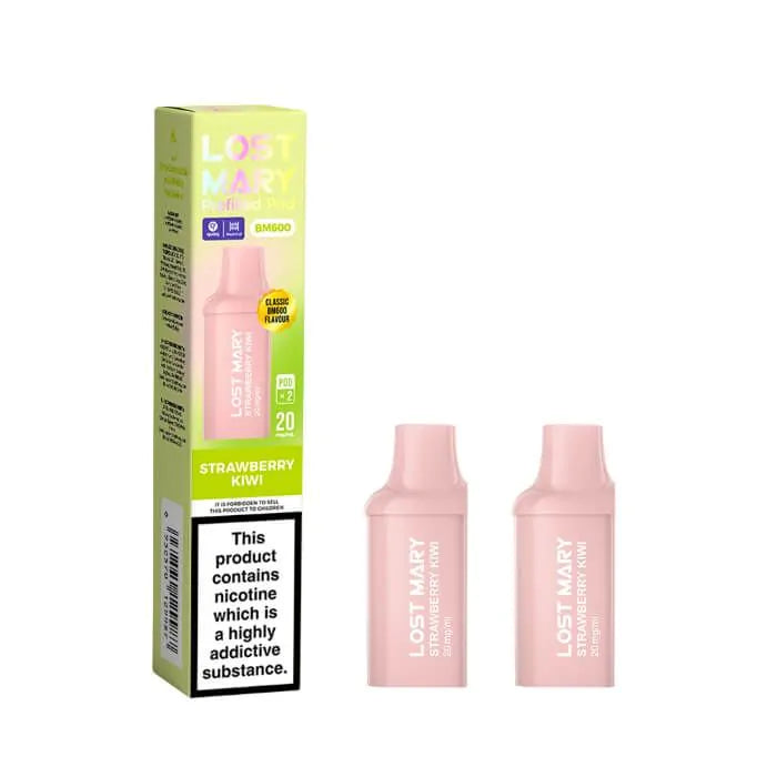 Lost Mary BM600 Prefilled Pods - Strawberry Kiwi - 2PK
