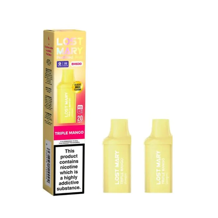 Lost Mary BM600 Prefilled Pods - Triple Mango - 2PK