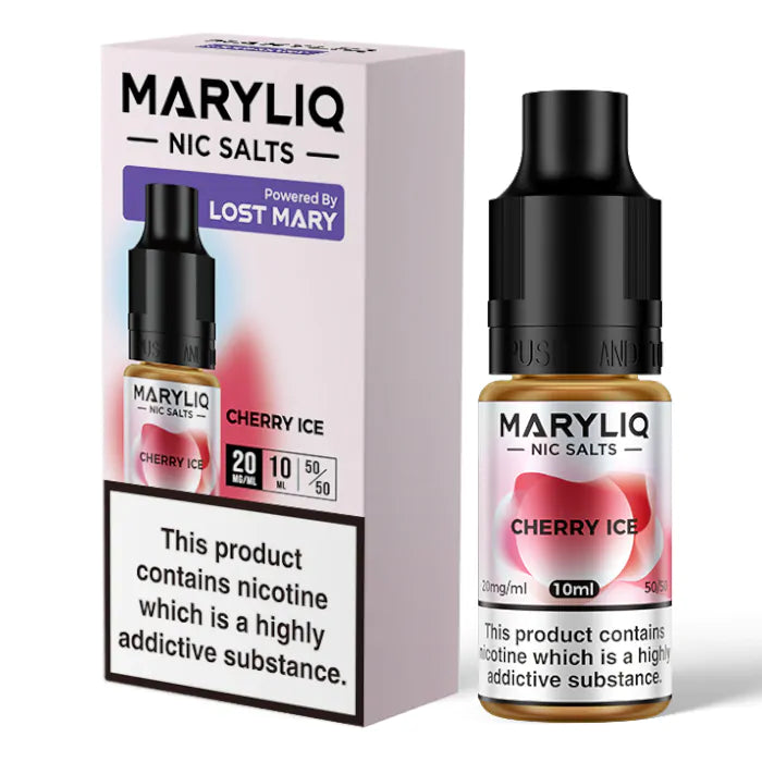 Lost Mary MARYLIQ Nic Salts - Cherry Ice - 10ml E-liquid