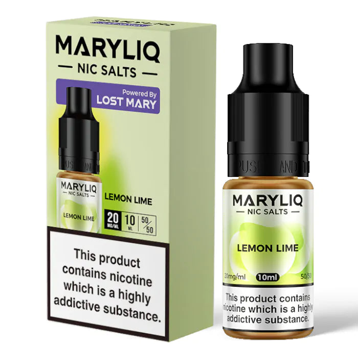 Lost Mary MARYLIQ Nic Salts - Lemon Lime - 10ml E-liquid