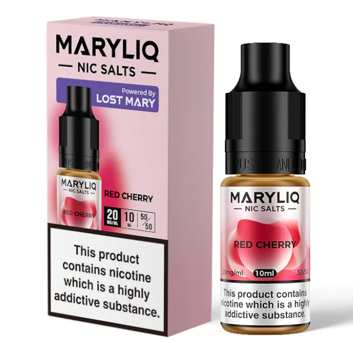 Lost Mary MARYLIQ Nic Salts - Red Cherry - 10ml E-liquid