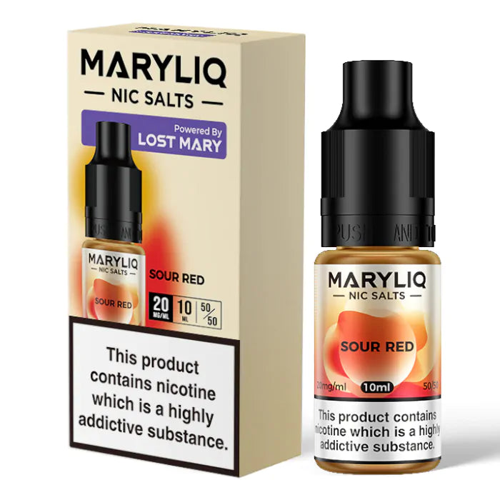 Lost Mary MARYLIQ Nic Salts - Sour Red - 10ml E-liquid