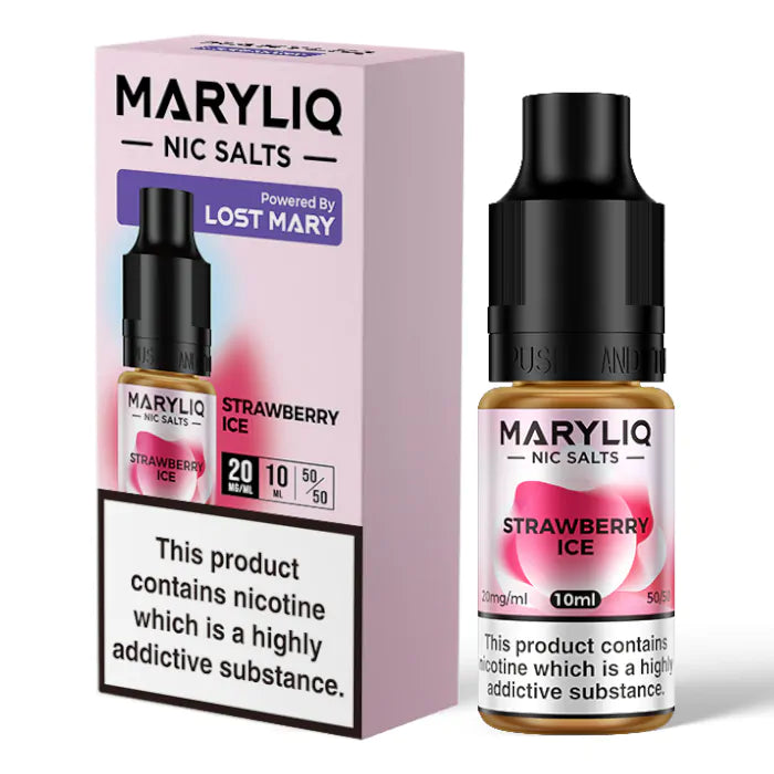 Lost Mary MARYLIQ Nic Salts - Strawberry Ice - 10ml E-liquid