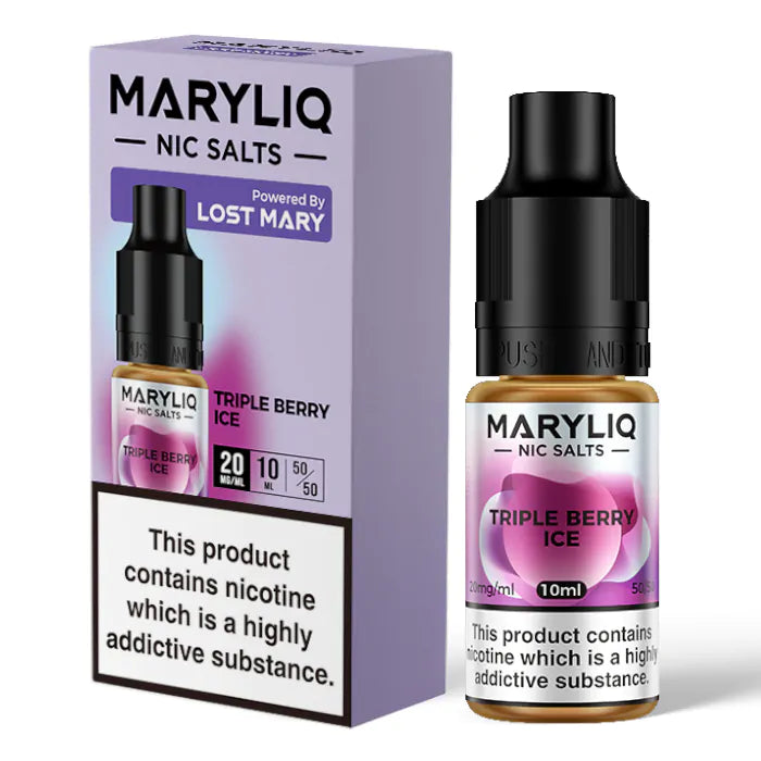Lost Mary MARYLIQ Nic Salts - Triple Berry Ice - 10ml E-liquid