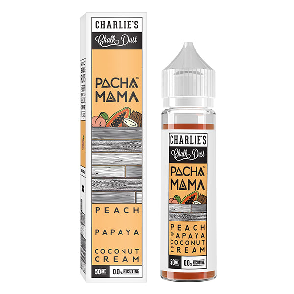 Pacha Mama Peach Papaya Coconut Cream 50ml 0mg shortfill,  Vape Auraa UK