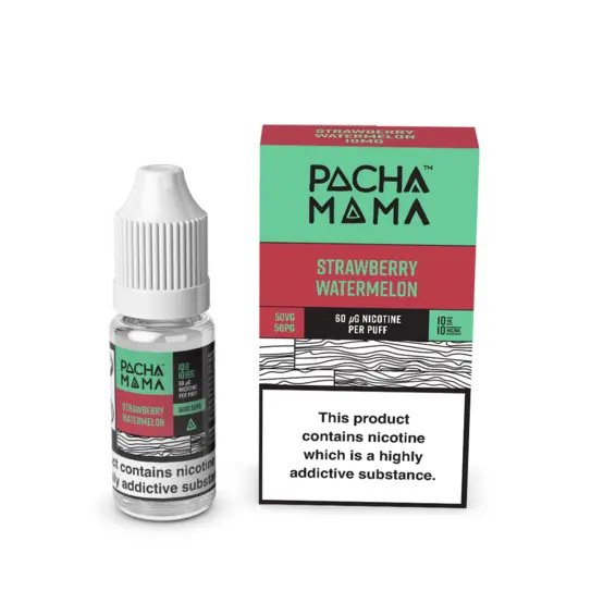 Pacha Mama Salts Strawberry Watermelon 10ml, Vape Auraa UK