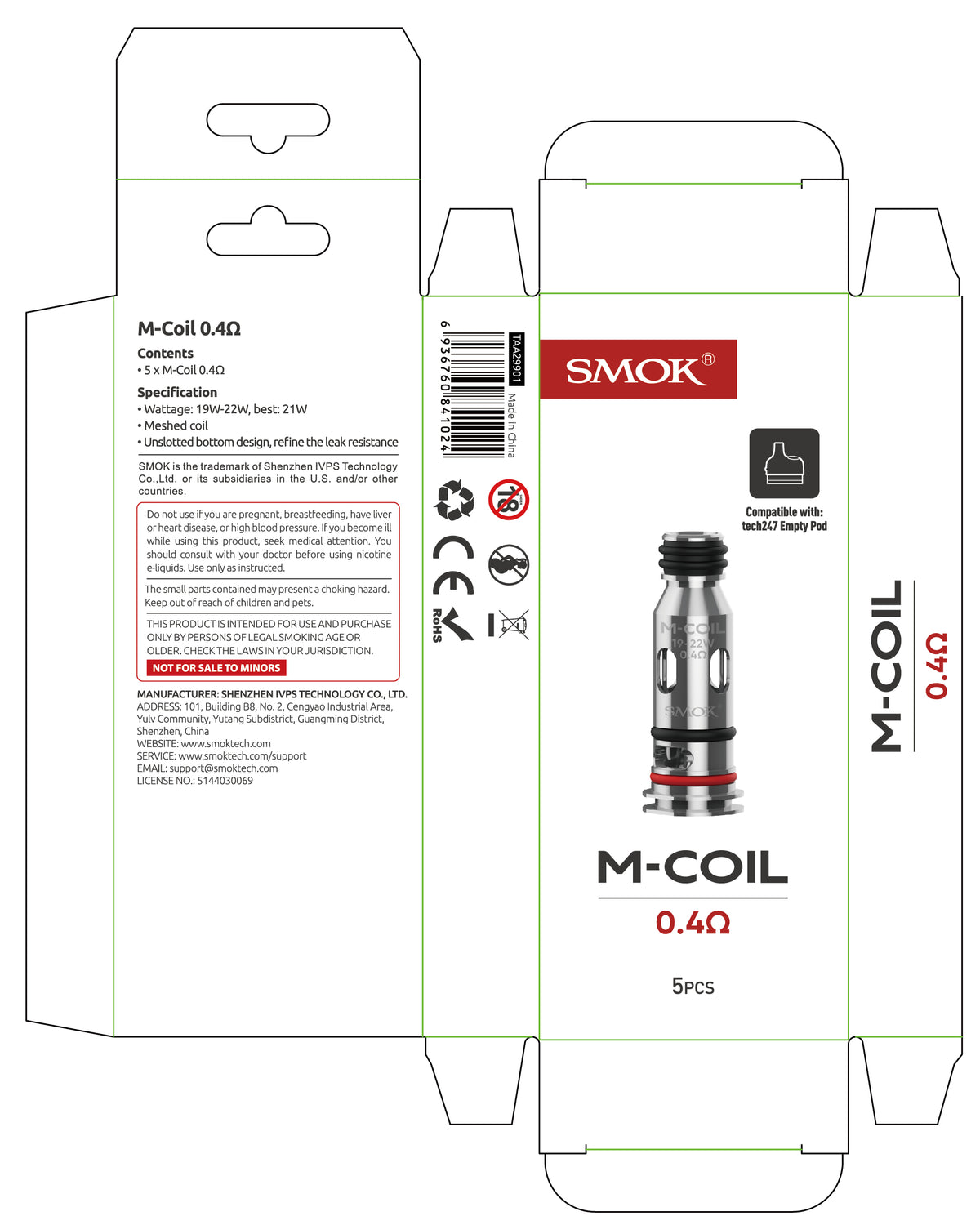 Smok RPM Coil 5 pack