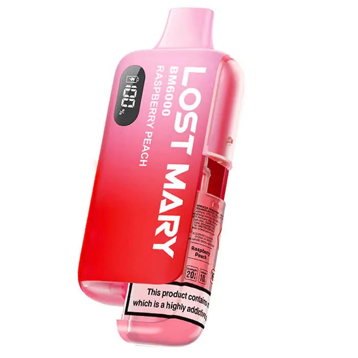 Lost Mary BM6000 Refillable Vape Kit-Raspberry Peach