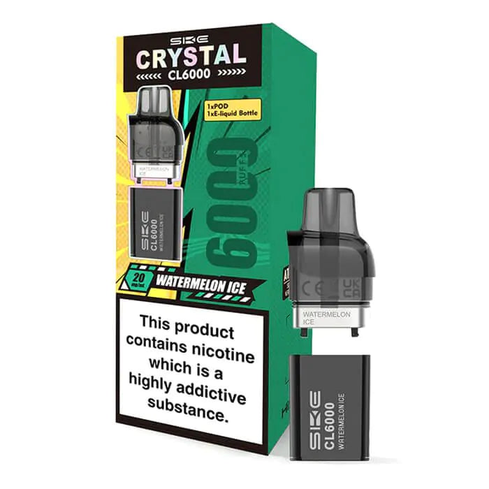 SKE Crystal CL6000 Prefilled Pod - Watermelon Ice