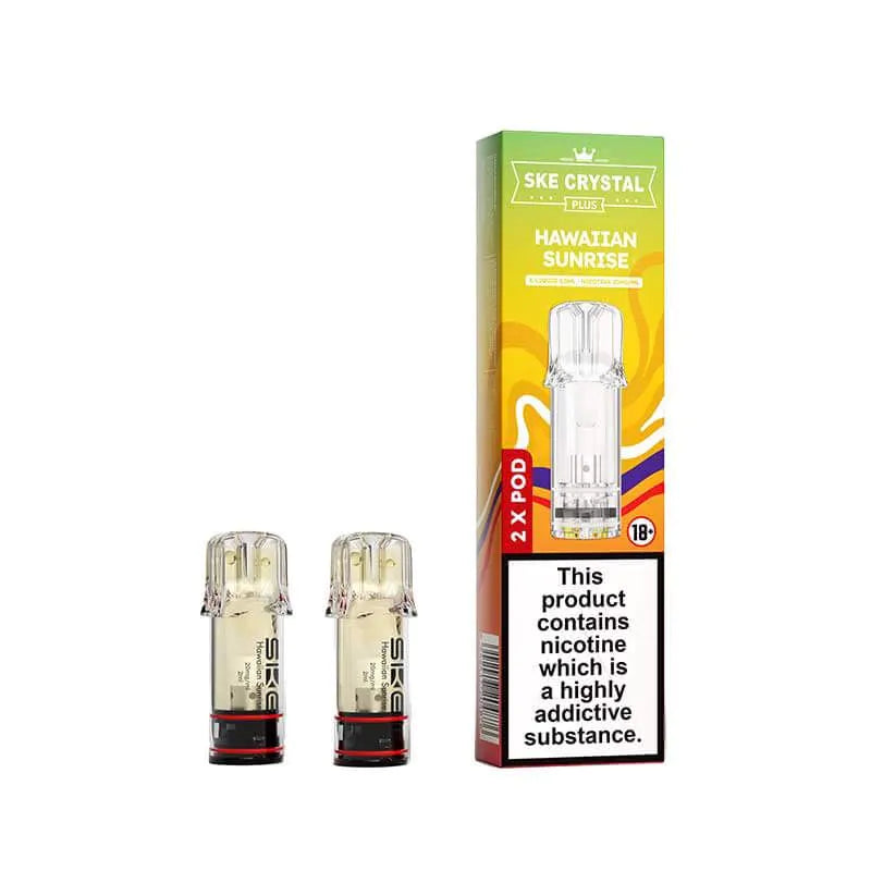 SKE Crystal PLUS Prefilled Pods - Hawaiian Sunrise - 2PK