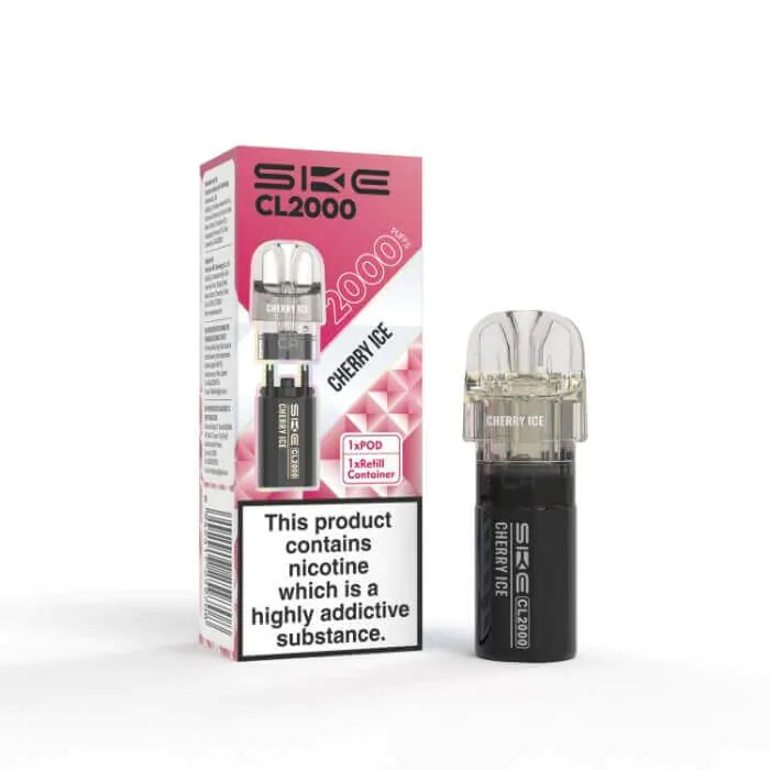 SKE Crystal CL2000 Prefilled Pods - Cherry Ice