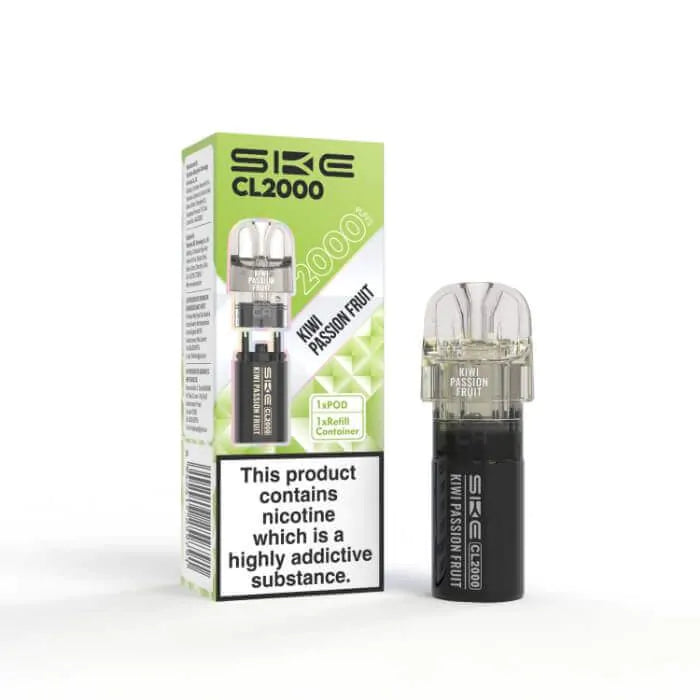 SKE Crystal CL2000 Prefilled Pods - Kiwi Passion Fruit