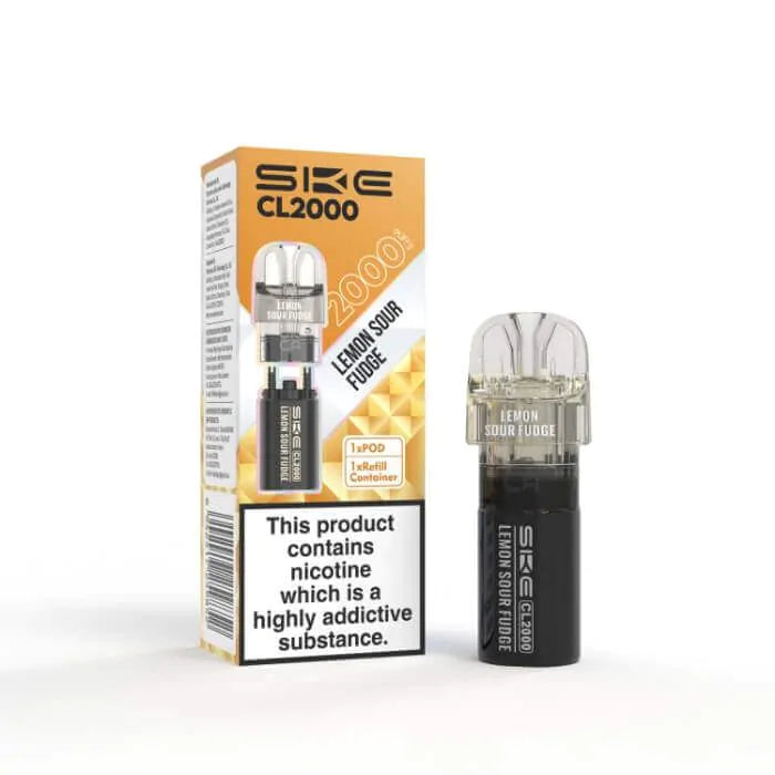 SKE Crystal CL2000 Prefilled Pods - Lemon Sour Fudge