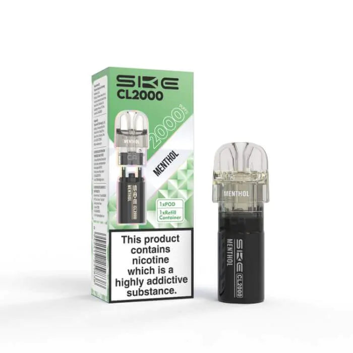 SKE Crystal CL2000 Prefilled Pods - Menthol