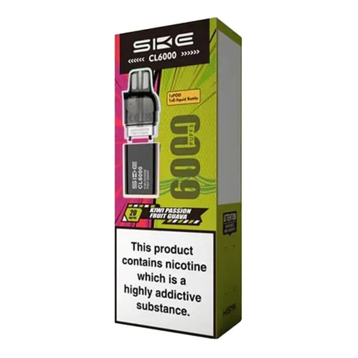 SKE Crystal CL6000 Prefilled Pod - Kiwi Passion Fruit Guava