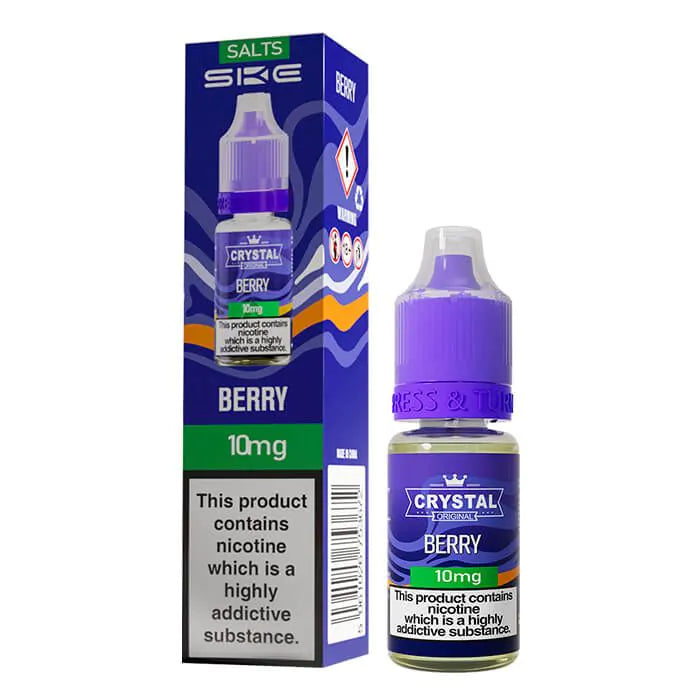 Crystal Nic Salts - Berry - 10ml E-liquid
