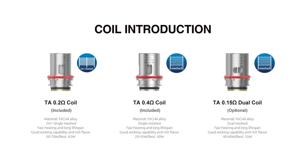 Smok TA Coils 5pcs